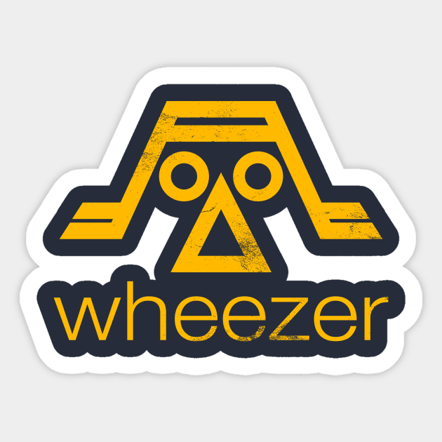 WHEEZER Sticker by blairjcampbell